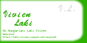 vivien laki business card